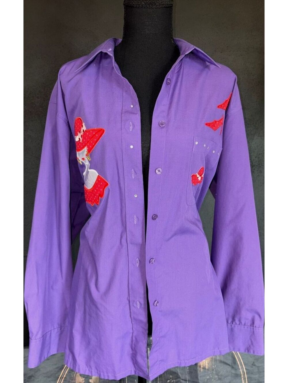 Vintage -Hana- Button-Up Shirt, Size L